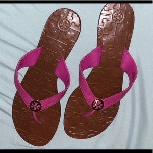 Pink Tory Burch Thora size 9